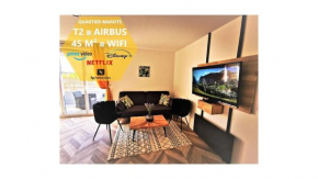 T2 Cosy ₪ Residence Securise ₪ Airbus ₪ Piscine